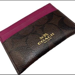 Coach card wallet